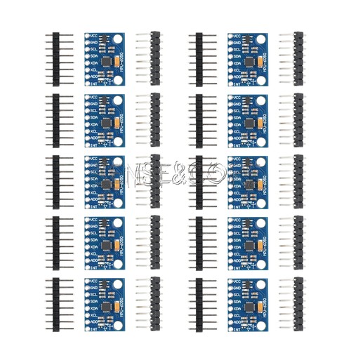 10pcs 521 mpu 6050 3 - gy-521, axis